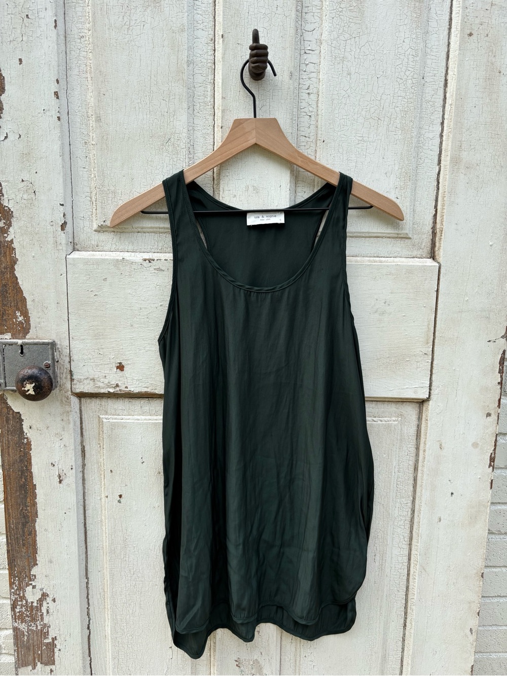 Lola & Sophie Dark Green Sleeveless Tank